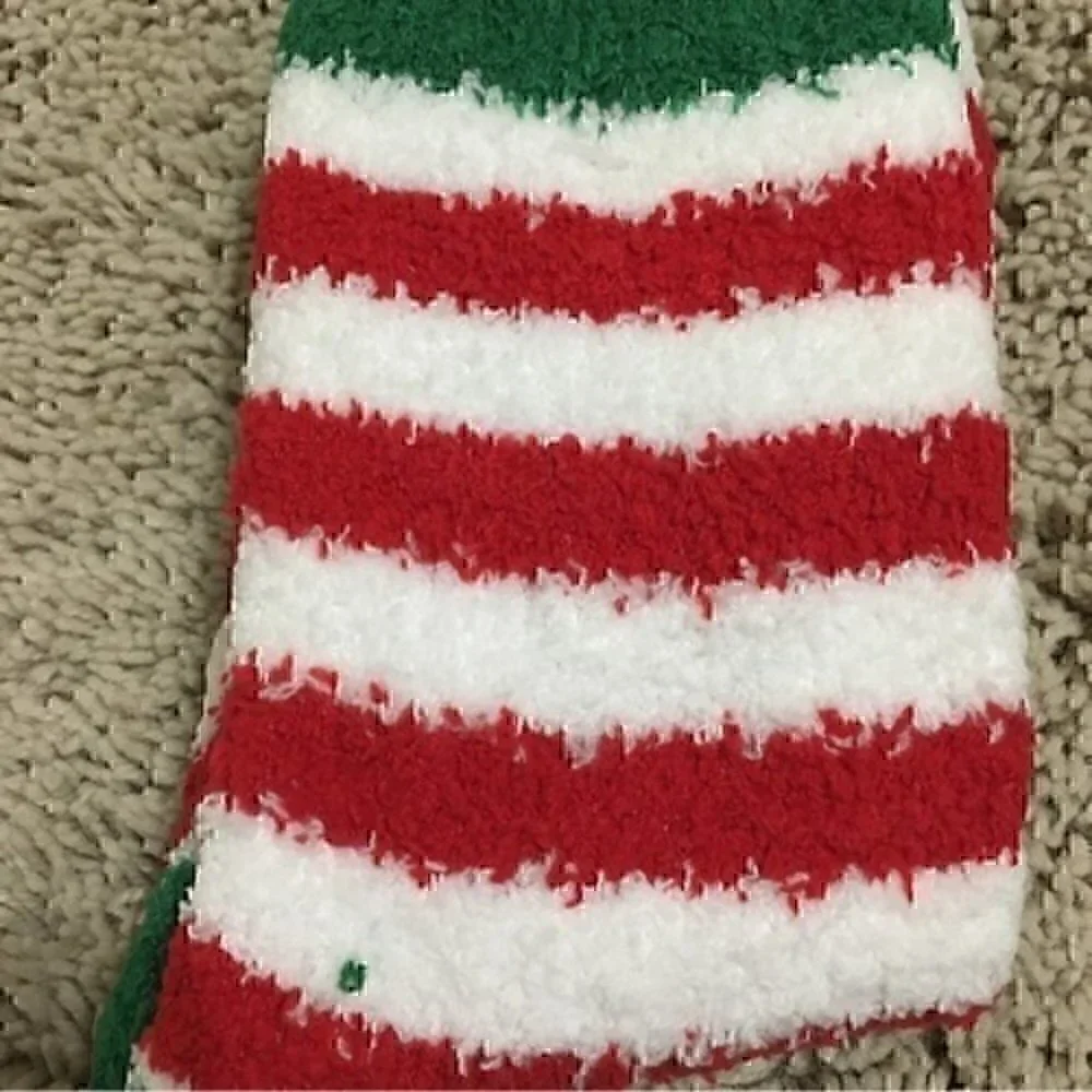 Joy land kid’s Christmas slipper  socks with grippers kids size 7-9